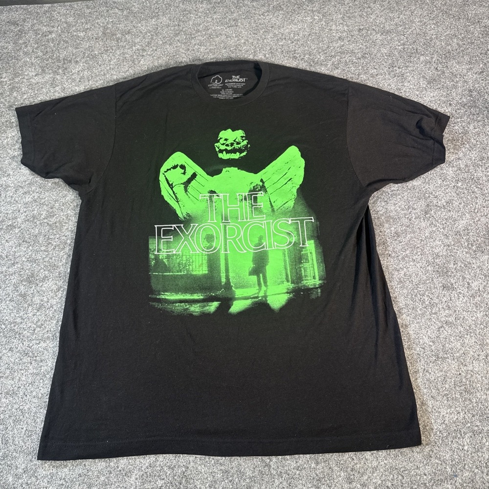 The Exorcist T Shirt Size XL Black 70s Horror Movie Tee